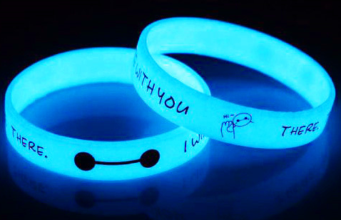 硅胶发光手环 硅胶发光手环