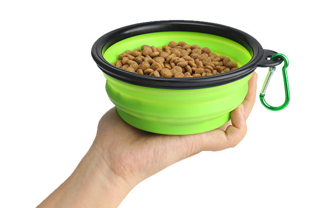 硅胶宠物折叠碗定制 硅胶宠物折叠碗定制