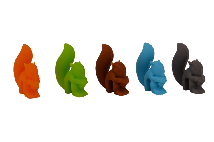 硅胶酒杯识别器,酒杯识别标签,松鼠酒杯识别标记 硅胶酒杯识别器,酒杯识别标签,松鼠酒杯识别标记