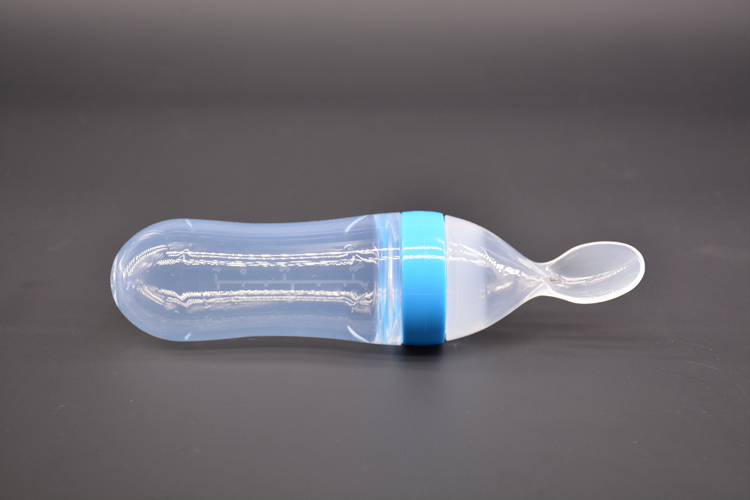 硅胶喂养勺 硅胶喂养勺