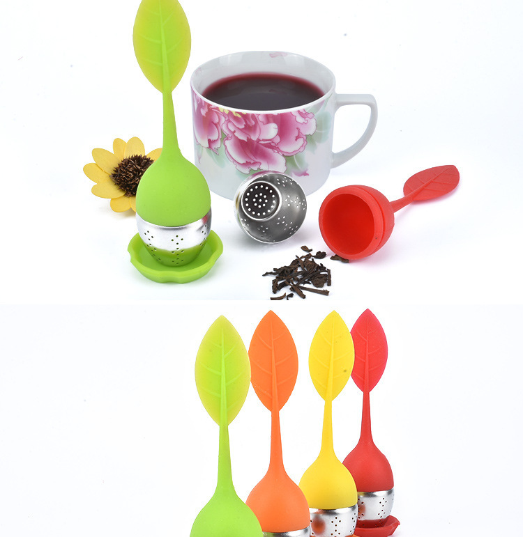 硅胶树叶茶漏,硅胶茶包,不锈钢茶漏,硅胶泡茶器 硅胶树叶茶漏,硅胶茶包,不锈钢茶漏,硅胶泡茶器