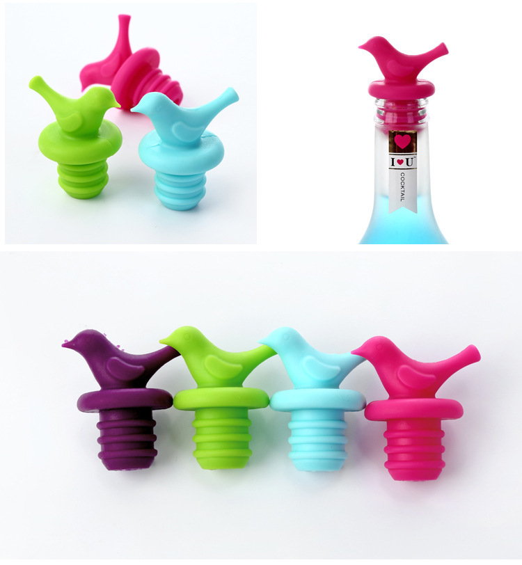 小鸟红酒瓶塞,硅胶保鲜瓶盖,硅胶红酒塞 小鸟红酒瓶塞,硅胶保鲜瓶盖,硅胶红酒塞