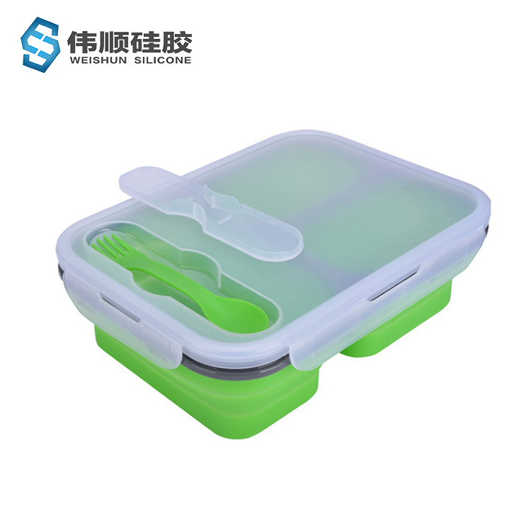 硅胶饭盒 硅胶饭盒